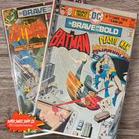 Image 1 of Batman Vintage The Brave and the Bold Vol 1 #123 and #151 Lot Bagged/Boarded VG DC Comics Flash