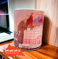 Image 7 of Grand Budapest Hotel Mug Set, Society of Crossed Keys, Coffee gift, Wes Anderson movie, Gift for ...