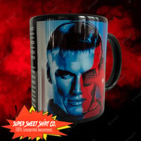 Image 3 of Van Damme Universal Soldier Mug, Kickboxer Mug, Ceramic Handled Mug, Coffee Cup, Tea Mug, dad Gif...