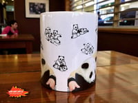 Image 2 of Steven Seagal Panda Aikido Coffee Mug, 80s Action Movie Fan Gift, Martial Arts Humor Mug