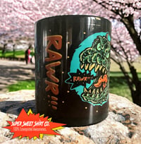 Image 2 of Unique Japanese Kaiju Monster Coffee Tea Mug - Handcrafted Ceramic Cup - King of Monsters