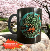 Image 4 of Unique Japanese Kaiju Monster Coffee Tea Mug - Handcrafted Ceramic Cup - King of Monsters
