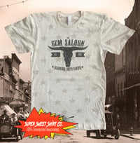 Image 1 of Al Swearengen Gem Saloon T-shirt, South Dakota, Cowboy, Western, Country Shirt, Farming, USA, gif...