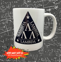 Image 1 of Revenge of the Nerds Mug, Lambda Mug, custom mug, funny mugs, tea lover, 80s movies, Tri-lambs, g...