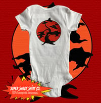 Image 2 of Mr. Miyagi Bodysuit, Karate Baby Gift, baby shower gift, New Dad, Cobra Gift, Mom Gift, Martial A...