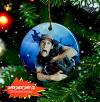 Image 1 of Ernest Saves Christmas Ornament, Festive Ceramic Holiday Decor, Ideal for Your Tree, Perfect Gift...