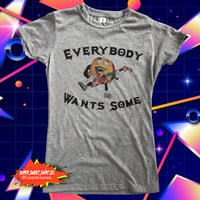 Image 1 of Better Off Dead Women's Everybody Wants Some Shirt, Cheeseburger, john cusack, paperboy, retro cl...