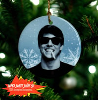 Image 1 of Tom Cruise Risky Business Christmas Ceramic Tree Ornament, Fun nostalgic holiday decor, Perfect g...