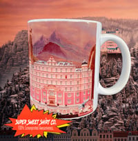 Image 3 of Grand Budapest Hotel Mug, Society of Crossed Keys, Coffee gift, Wes Anderson movie, Gift for her,...