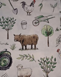 Image 2 of 4 Piece Nook Cushions Set/ties on Single cushion only/Big Farm