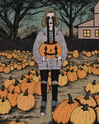 don't go in the pumpkin patch 8x10 print