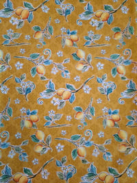 Image 2 of 4 Piece Nook Cushions Set/ties on Single cushion only/Tossed Lemons