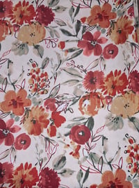 Image 2 of 4 Piece Nook Cushions Set/ties on Single cushion only/Vintage Rose Garden