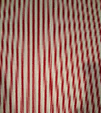 Image 2 of 4 Piece Nook Cushions Set/ties on Single cushion only/Red/Cream ticking