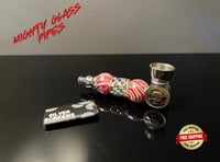 Image 5 of Portable Metal Smoking Pipe - Jeweled