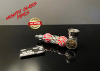 Image 4 of Portable Metal Smoking Pipe - Jeweled