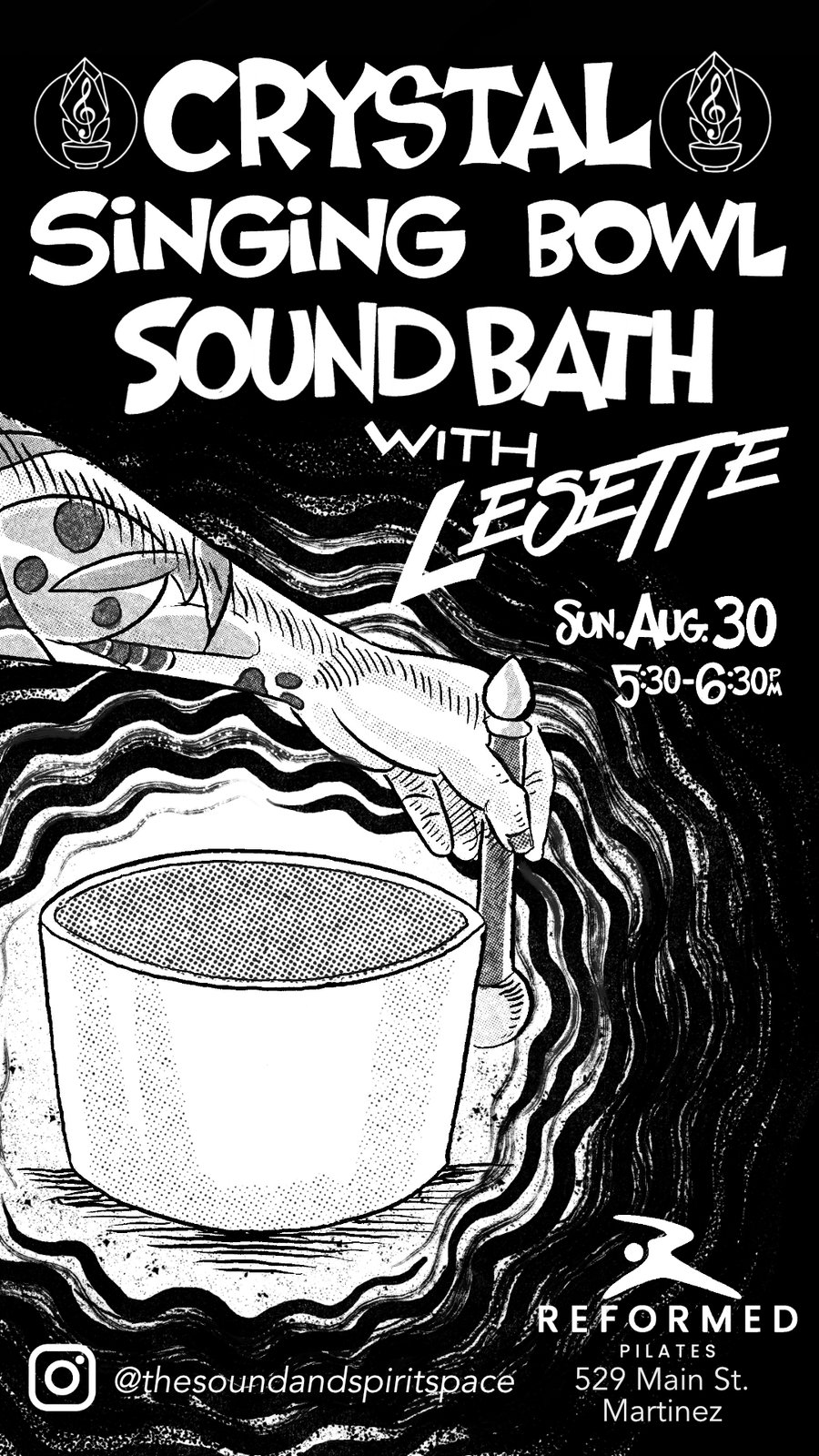 Image of Lesette crystal Bath flyer