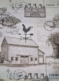 Image 2 of 4 Piece Nook Cushions Set/ties on Single cushion only/Rustic Farmhouse