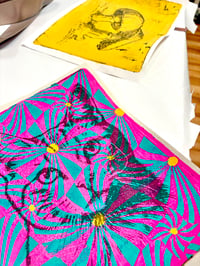 Image 3 of Gelli Printing Basics Workshop at the Makery