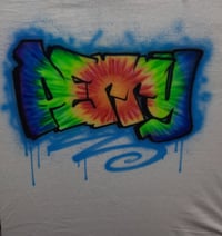 Image of Tie Dye Block Graffiti