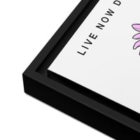 Image 2 of LIVE NOW DIE LATER- Framed canvas
