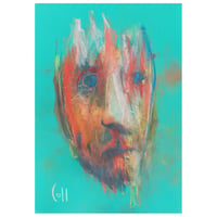 Image 1 of Angus - Sketchbook Drawing in Soft Pastels on Paper 