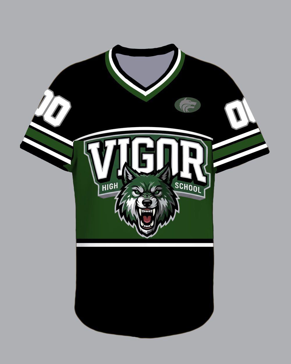 Image of Vigor Green & Black Pullover 26
