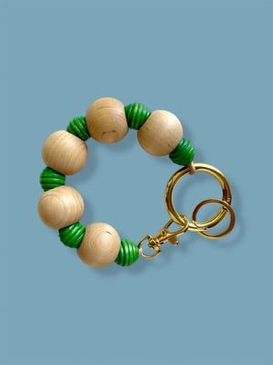 Image of ALL-IN-ONE KEYCHAIN CHARM: natural/green