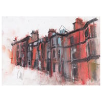 Image 1 of Palmerston Place, Edinburgh - Soft Pastels and Charcoal on Paper 