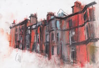 Image 2 of Palmerston Place, Edinburgh - Soft Pastels and Charcoal on Paper 