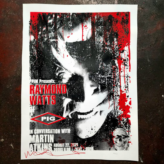 Image of Pre-Order: Raymond Watts at PPIM Event Poster 8/22