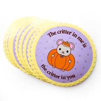 Image 2 of The Critter In Me Sticker