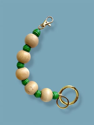 Image of ALL-IN-ONE KEYCHAIN CHARM: natural/green