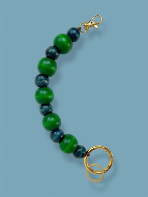 Image of ALL-IN-ONE KEYCHAIN CHARM: green/blue