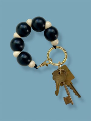 Image of ALL-IN-ONE KEYCHAIN CHARM: black/white