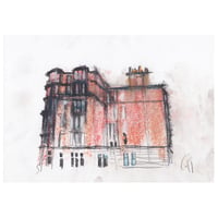 Image 1 of Tenement,  Rothesay Terrace,  Edinburgh - Charcoal and Soft Pastels on Paper 