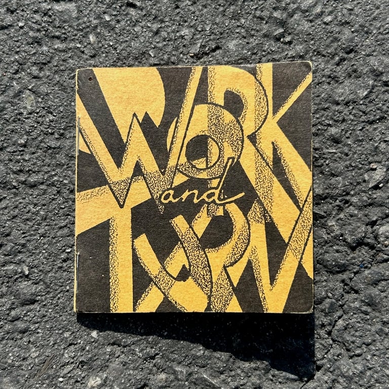 Work and Turn by Art Spiegelman