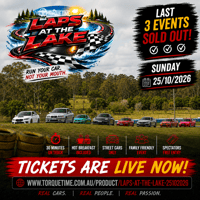 LAPS AT THE LAKE! 25/10/2026