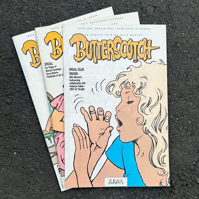 Butterscotch Set 1-3 by Milo Manara 