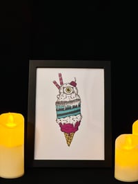 Image 3 of A5 Pearlescent Prints Spades