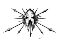 Pen Art X2 - original pen drawing on paper