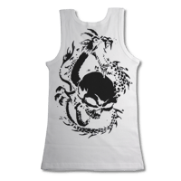 Image 1 of Labros x Lolas 'Dragon’ Tank Top [WHITE]
