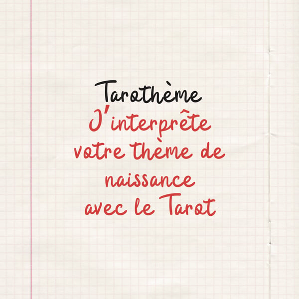 Image of Tarothème : votre thème de naissance en tarot 