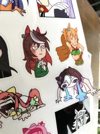 Image 2 of UmaMEMEsume Sticker Sheet