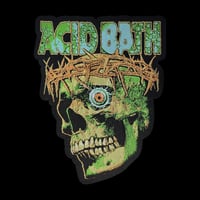 ACID BATH - CROWN SKULL OFFICIAL PATCH