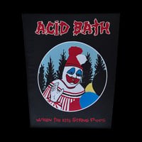 Image 2 of ACID BATH - WHEN THE KITE STRING POPS OFFICIAL BACKPATCH