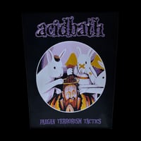 Image 2 of ACID BATH - PAGAN TERRORISM TACTICS OFFICIAL BACKPATCH