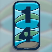 814 Day Lake Erie Sticker