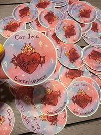 Image 2 of Sacred Heart of Jesus sticker