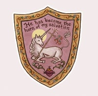 Image 1 of Horn of My Salvation sticker